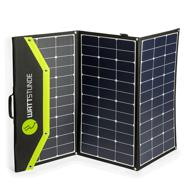 WATTSTUNDE® WS200SF SunFolder+ 200Wp Solartasche - Mobile Stromer